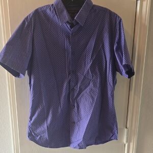 Men's Purple Short Sleeve Shirt